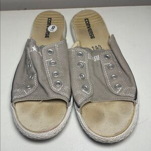 Converse Gray Slide-On sandals